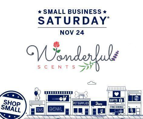 Wonderful Scents Small Business Saturday #Shopsmall