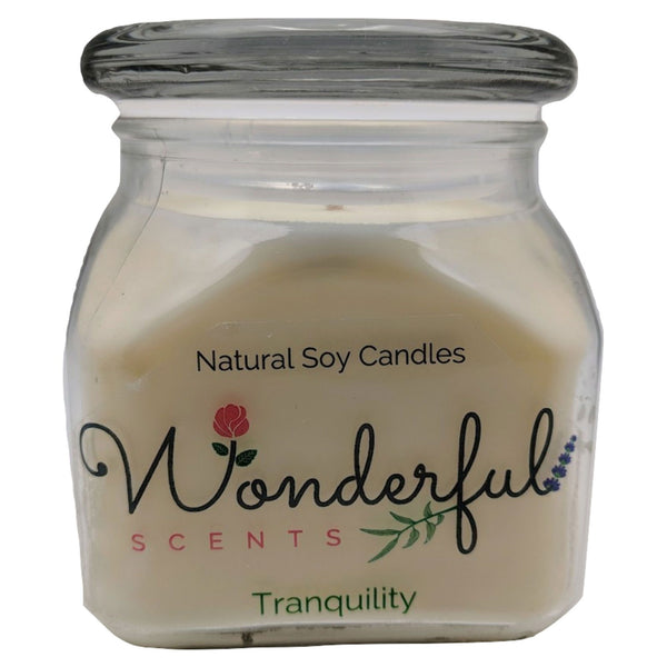 12oz Scented Bakery Jar Candle Tranquility Cotton Wick Glass Lid 2000x2000