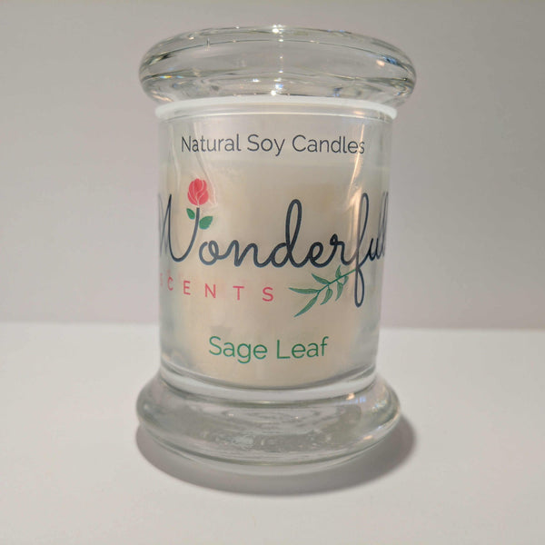 Soy Wax 2.75 oz Status Jar Scented Sage Leaf