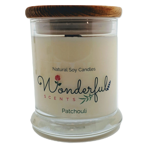 Wonderful Scents 12 oz Wood Wick Scented Candle Patchouli