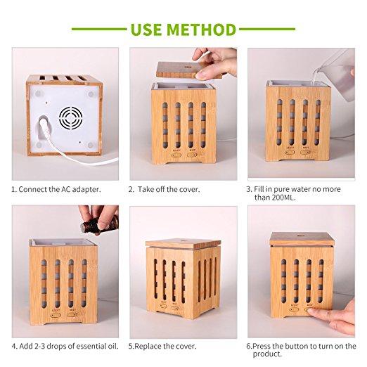 Wonderful_Scents_Real_Wood_Essential_Oil_Diffuser_200_ml_Use_Method