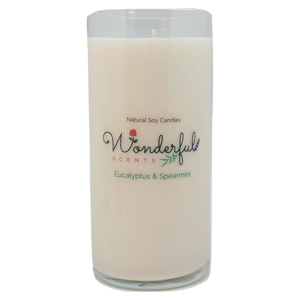 Wonderful Scents Never Ending Soy Candle Eucalyptus and Spearmint