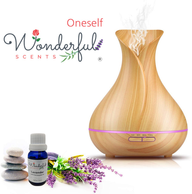 Oneself Wonderful Scents Vase and Oils Lavender