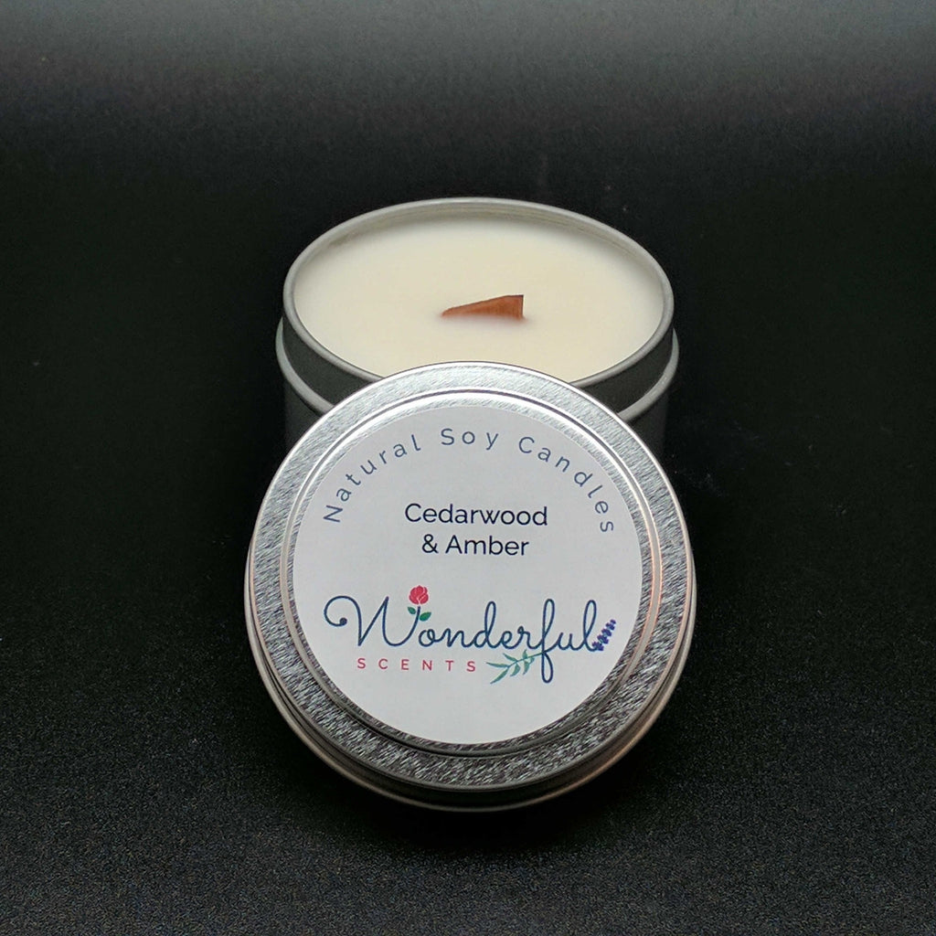 4 oz. Tin 100% Soy Wax Scented Candle