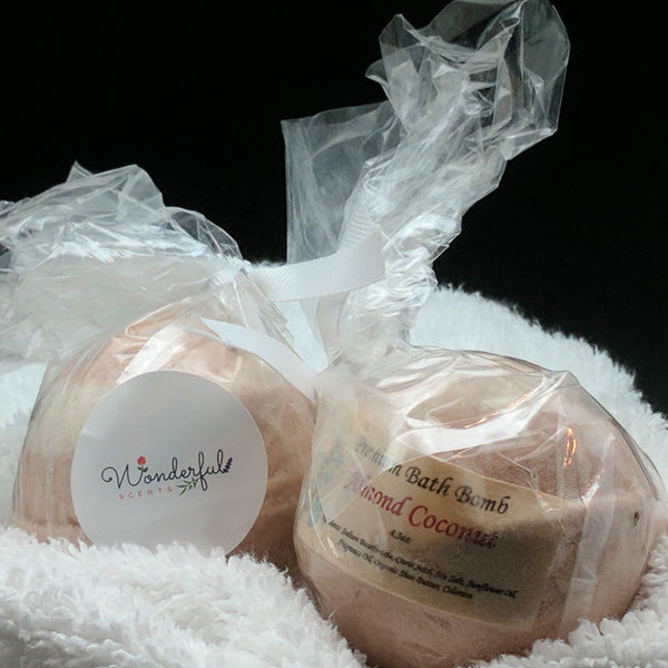 Almond Coconut Bath Bomb 4.5oz Two Pack