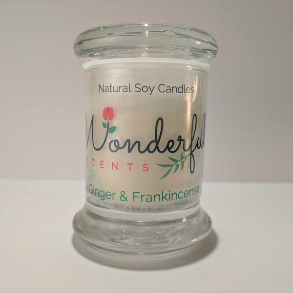 Soy Wax 2.75 oz Status Jar Scented Ginver and Frankincense
