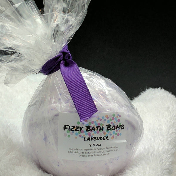 Lavender Bath Bomb Bath Fizzy 4.5 oz