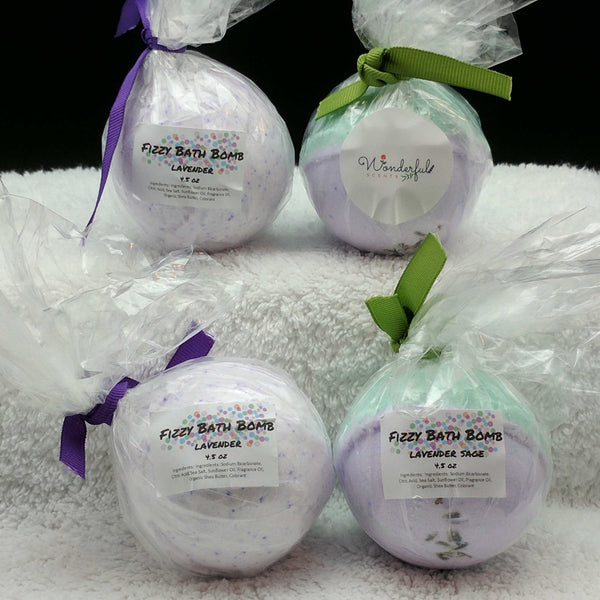 Lavender Lovers Bath Bomb Gift Set 6 Pack