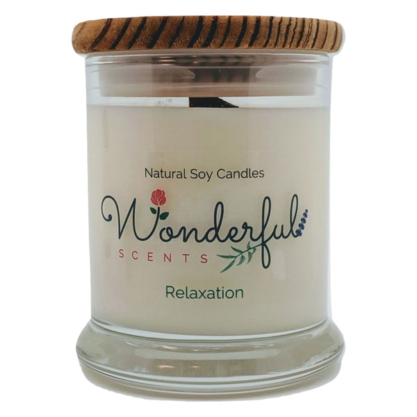 Wonderful Scents 12 oz Wood Wick Scented Candle Relaxation