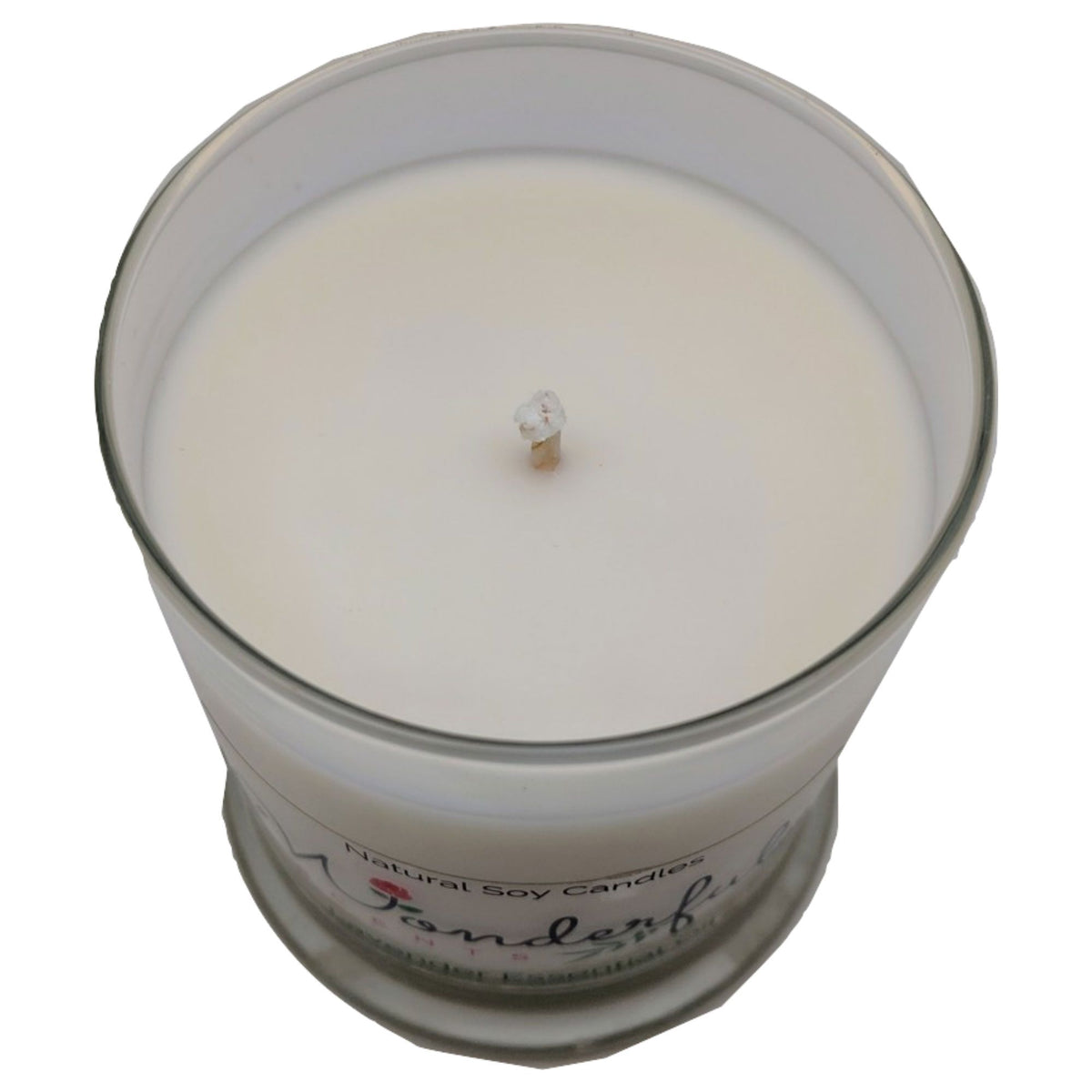 12.5 oz Soy Candle Cotton Wick Hand Poured Status Jar with Wooden Lid