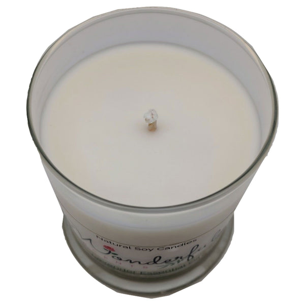 Wonderful Scents 12oz Soy Lavender Candle with Cotton Wick Shown