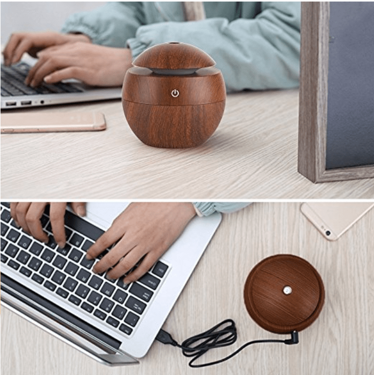 Usb Mist Diffuser 130 ml USB Ultrasonic Cool Mist Portable Essential Oil Diffuser ...