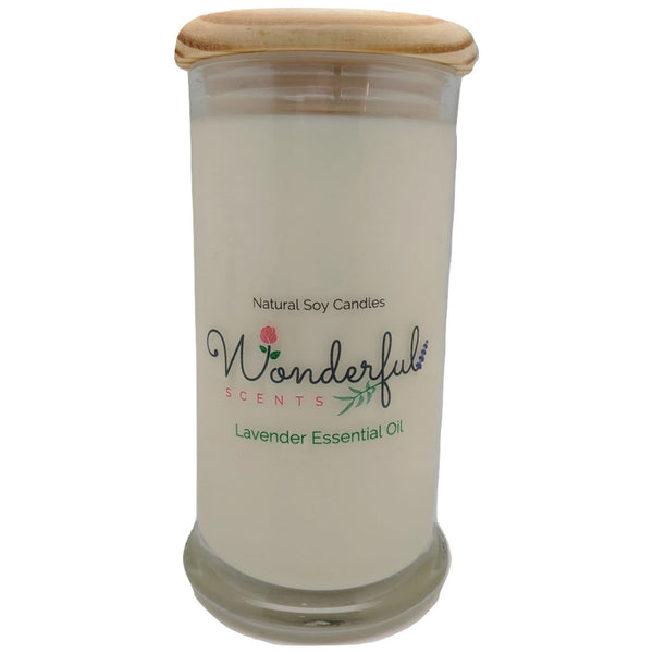 Wonderful Scents 21oz  Lavender Essential Oil with Cotton Wick
