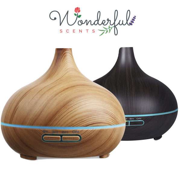 Wonderful Scents 300 ml Light and Dark Wood Diffuser With Logo