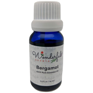 Wonderful Scents Bergamot Essential Oil 15 ml Bottle