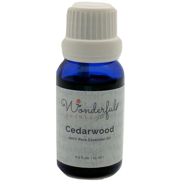 Wonderful Scents Cedarwood Essential Oil 15 ml Bottle