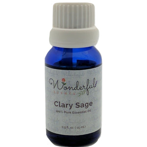 Wonderful Scents Clary Sage Essential Oil 15 ml Bottle