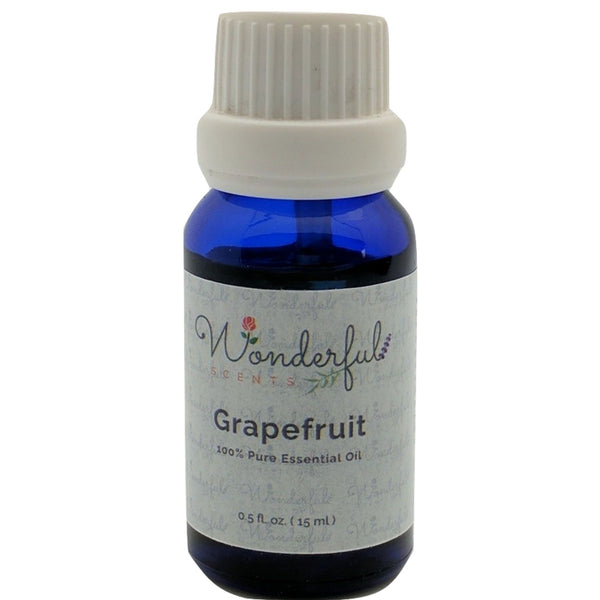 Wonderful Scents Grapefruit Essential Oil 15 ml Bottle