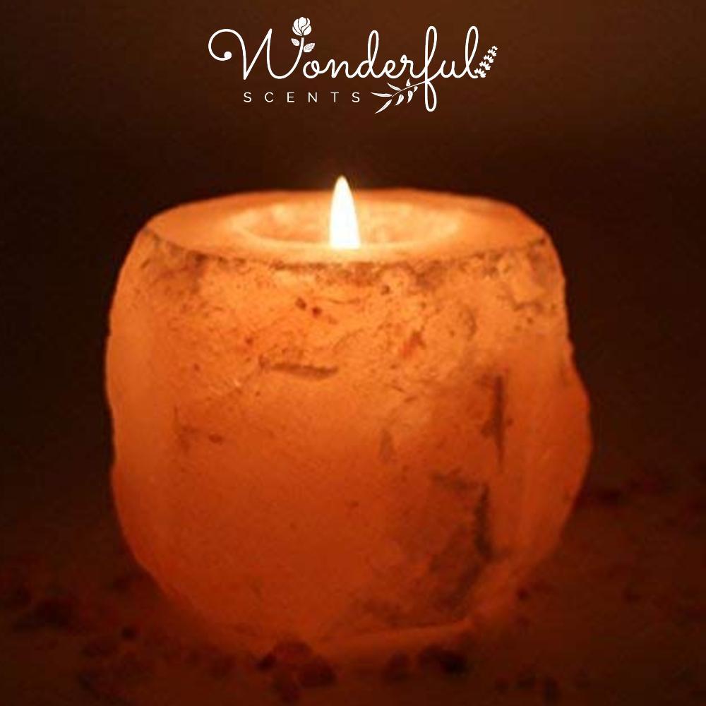 Himalayan Salt Candle Holder