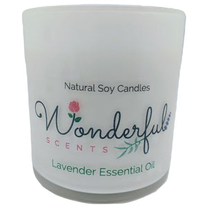 Wonderful Scents Lavender Tumbler Candle 11 oz Cotton Wick