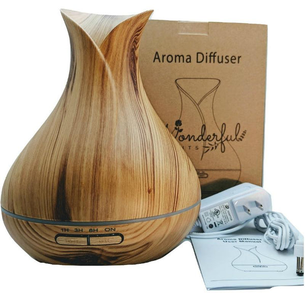Wonderful Scents Light Wood 400ml Diffuser With Box and Contents