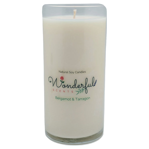 Wonderful Scents Never Ending Soy Candle Bergamot and Tarragon