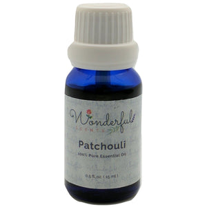 Wonderful Scents Patchouli Essential Oil 15 ml Bottle