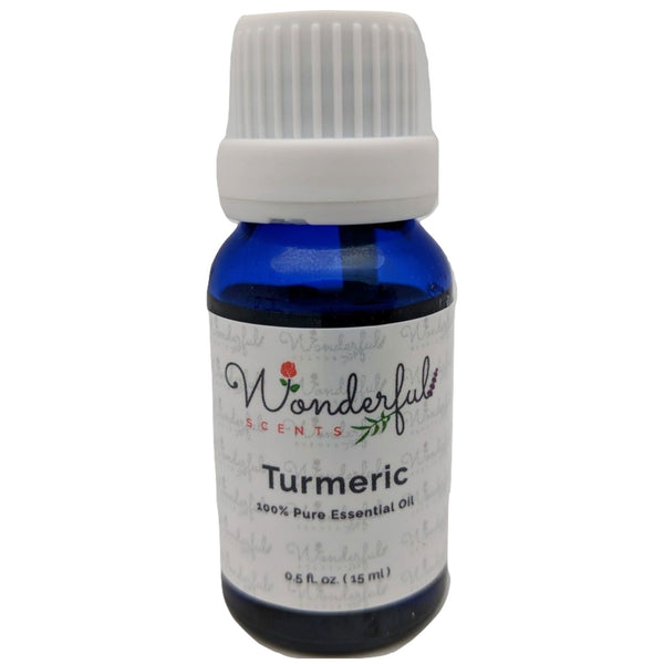 Wonderful Scents Tumeric Essential Oil 15 ml Bottle New Label